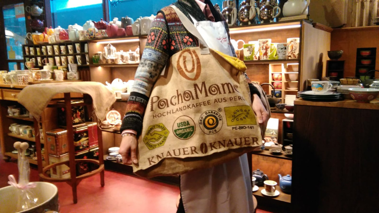 Tasche aus Kaffeesäcken