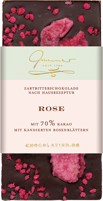 Rose Zartbitterschokolade