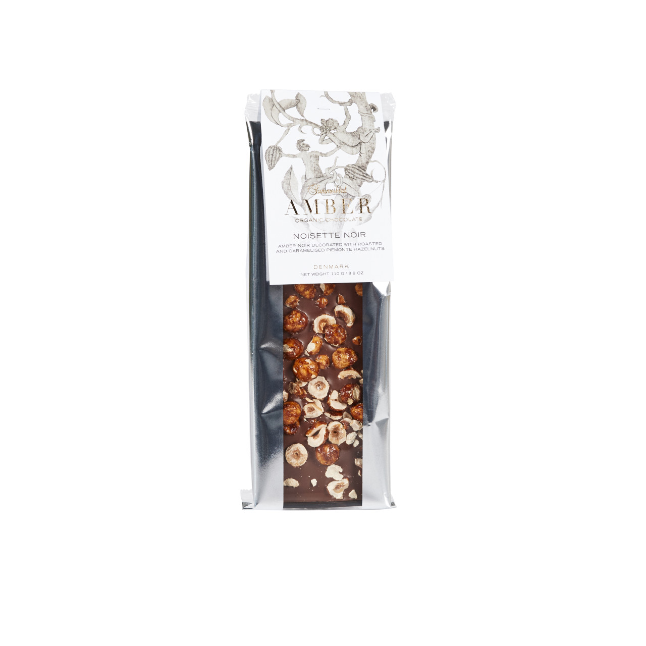 Noisette Noir - Amber Noir mit karamellisierten Haselnüssen