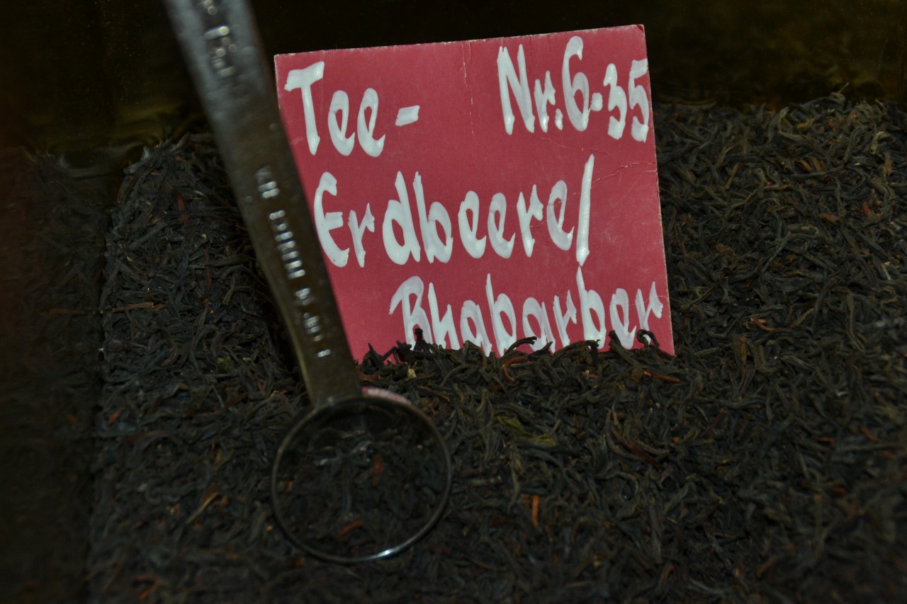 Schwarztee Erdbeer/Rhabarber